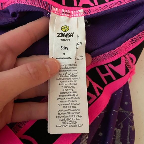 Rare Zumba Sports Bra - Medium Leggings - Small Tank - XS/S Set Hood Mesh - Picture 8 of 16